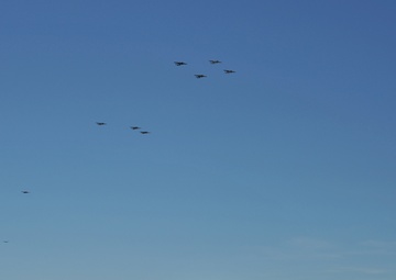 B-25s Fly Over Doolittle Raid 75th Anniversary Ceremony