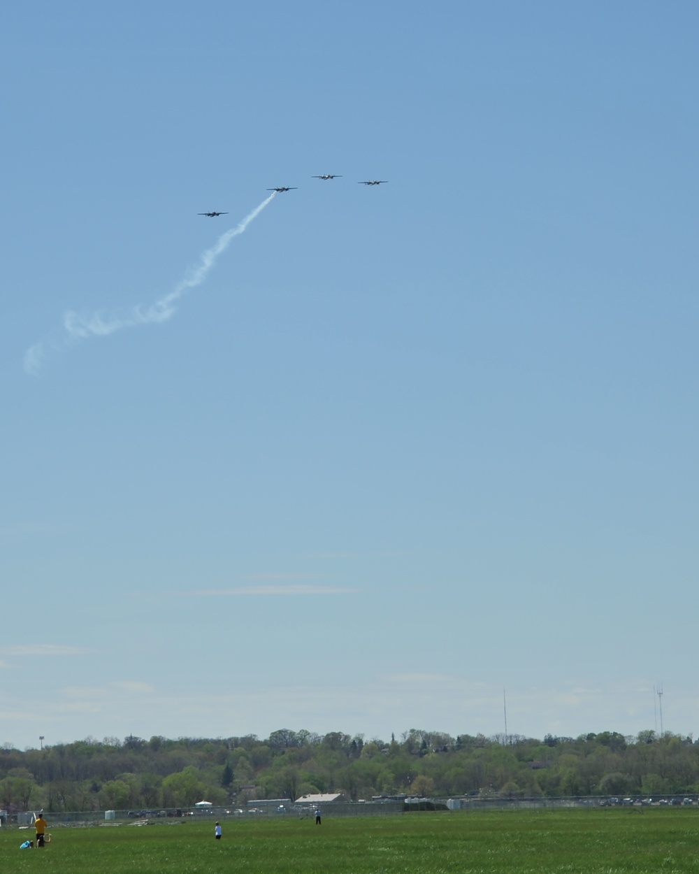 B-25s Fly Over Doolittle Raid 75th Anniversay Ceremony