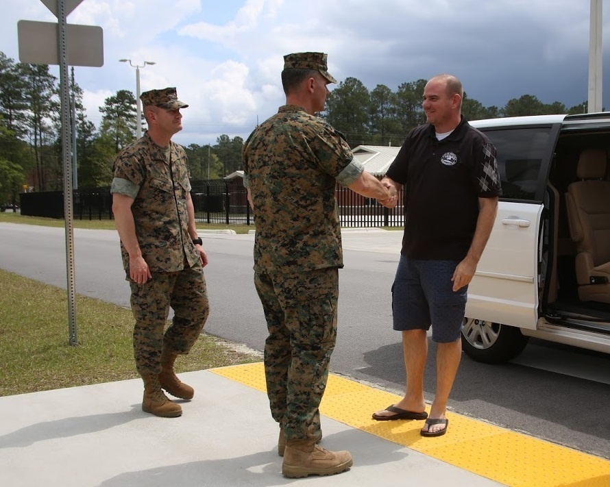 MASS-1 Marines show VIPs how far squadron has come through-out generations