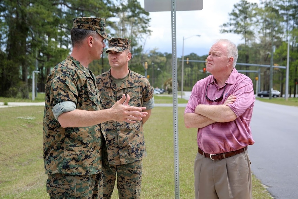 MASS-1 Marines show VIPs how far squadron has come through-out generations