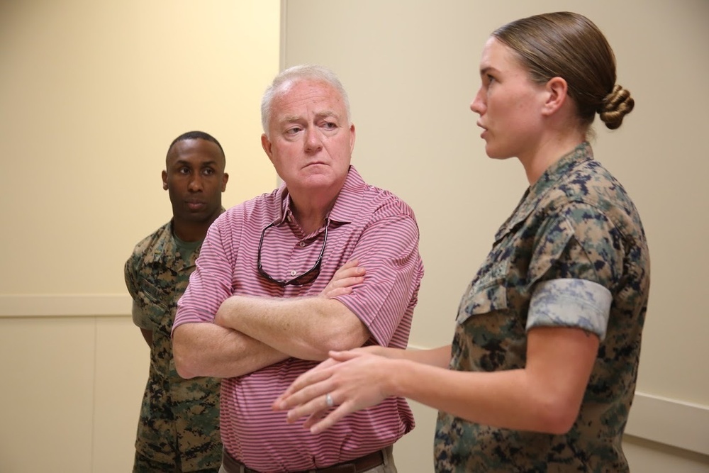 MASS-1 Marines show VIPs how far squadron has come through-out generations