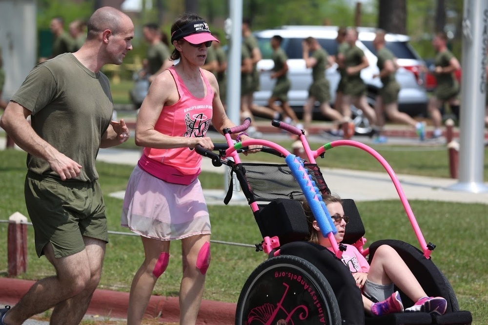 Devil Dogs become angels during  Ainsleys Angels run