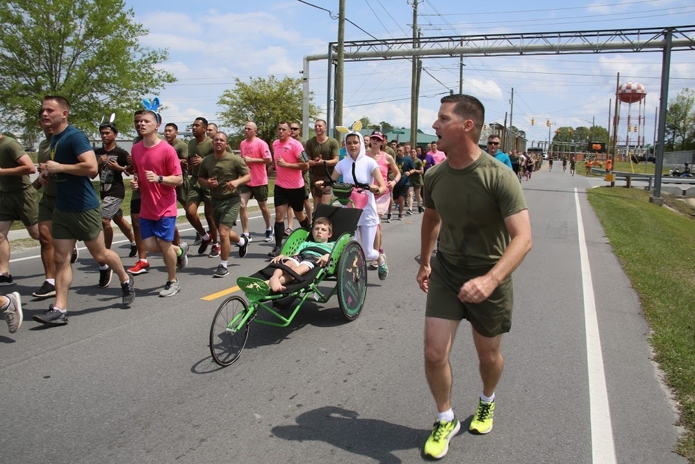 Devil Dogs become angels during  Ainsleys Angels run