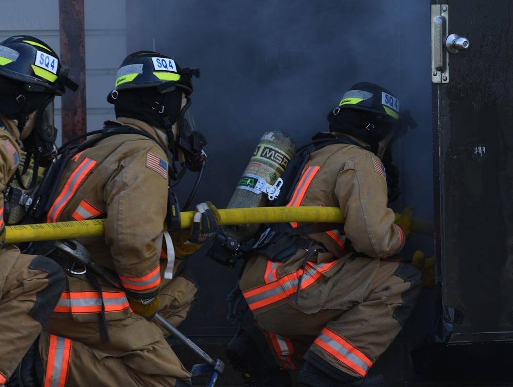 DVIDS - Images - Firefighter 1 live fire testing [Image 1 of 4]