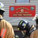 Firefighter 1 live fire testing at Southside Regional Fire Academy