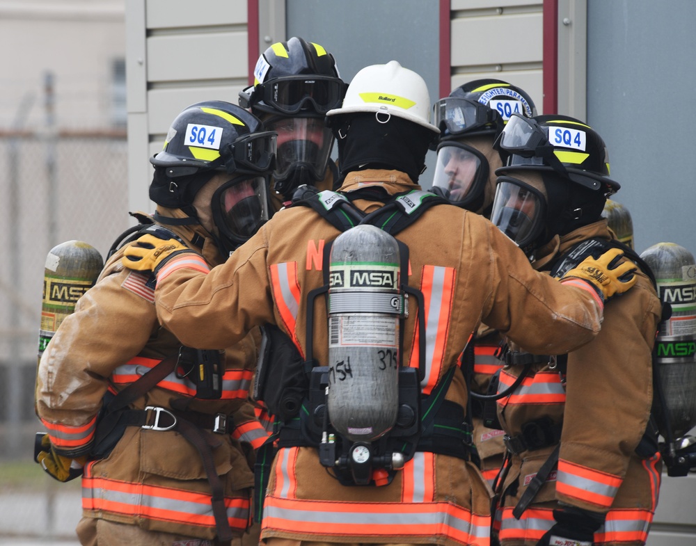 Firefighting 1 Burn basic at the Southside Regional Fire Academy