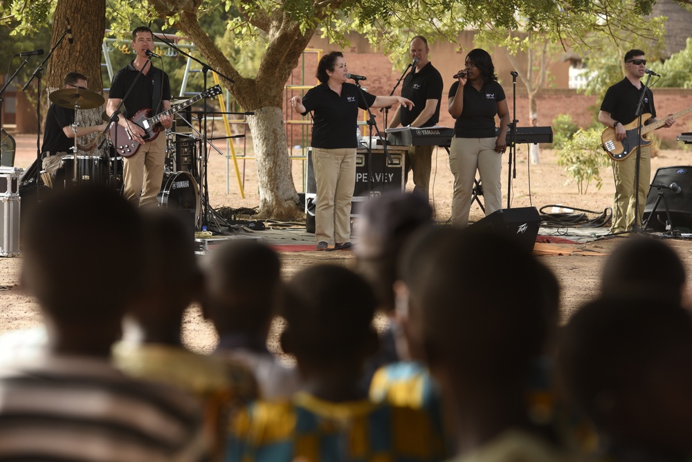 USAFE Band plays at local orphanage