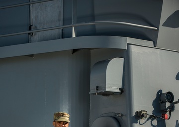 U.S. Army Reserve watercraft Soldiers participate in photo shoot to promote their job