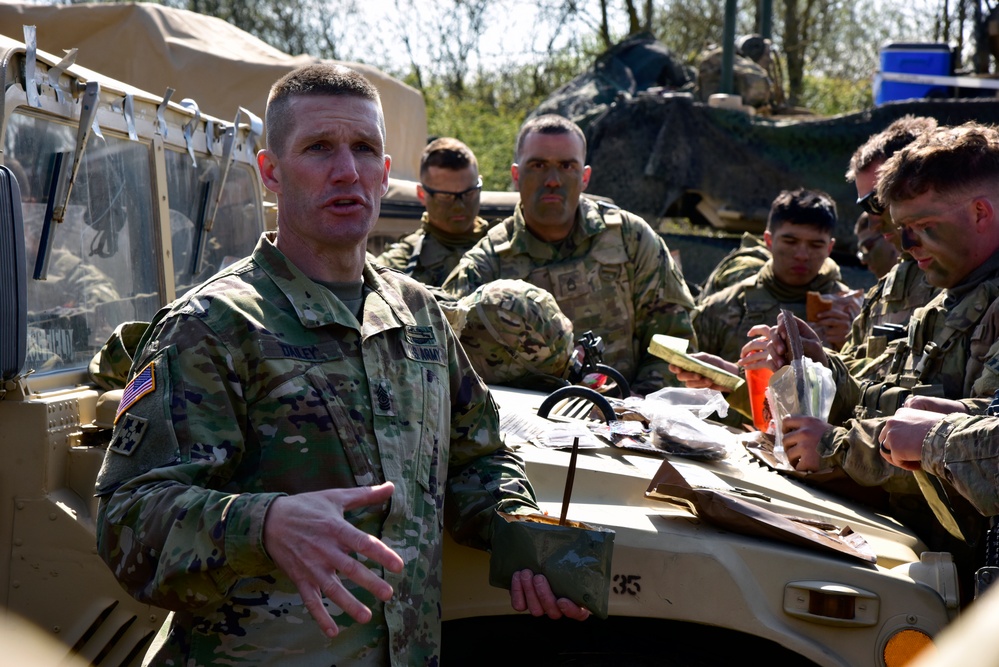 SMA Dailey visits Iron Brigade Soldiers