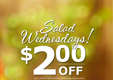 Eat Some Greens, Save Some Green with Salad Wednesdays at the Army &amp; Air Force Exchange Service