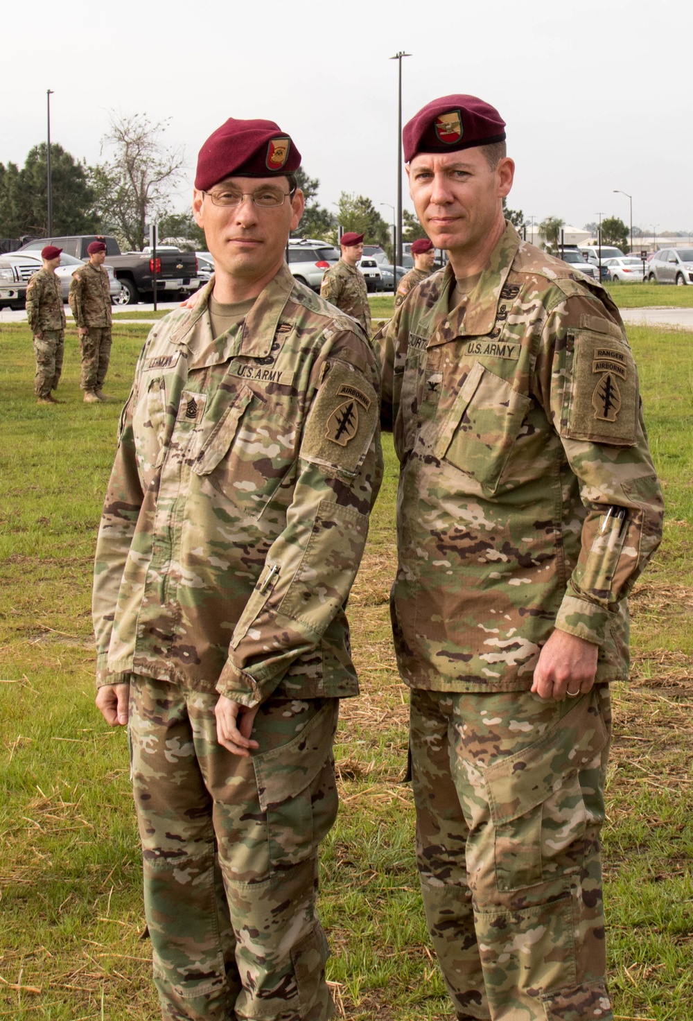 528th Sustainment Brigade (SO) (A) Patch Change Ceremony