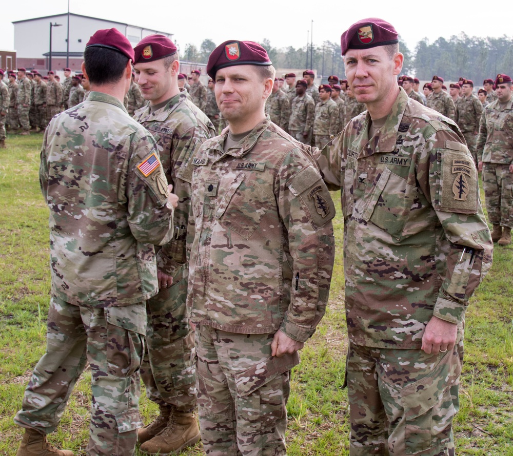 528th Sustainment Brigade (SO) (A) Patch Change Ceremony