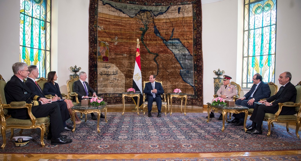 SD meets Egyptian president