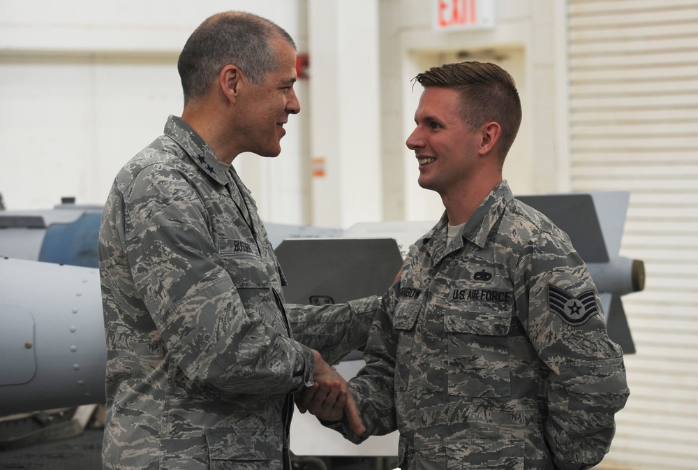 Eighth Air Force commander visits Dyess