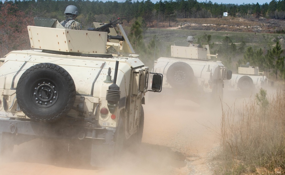 528th Sustainment Brigade Convoy Livefire Exercise