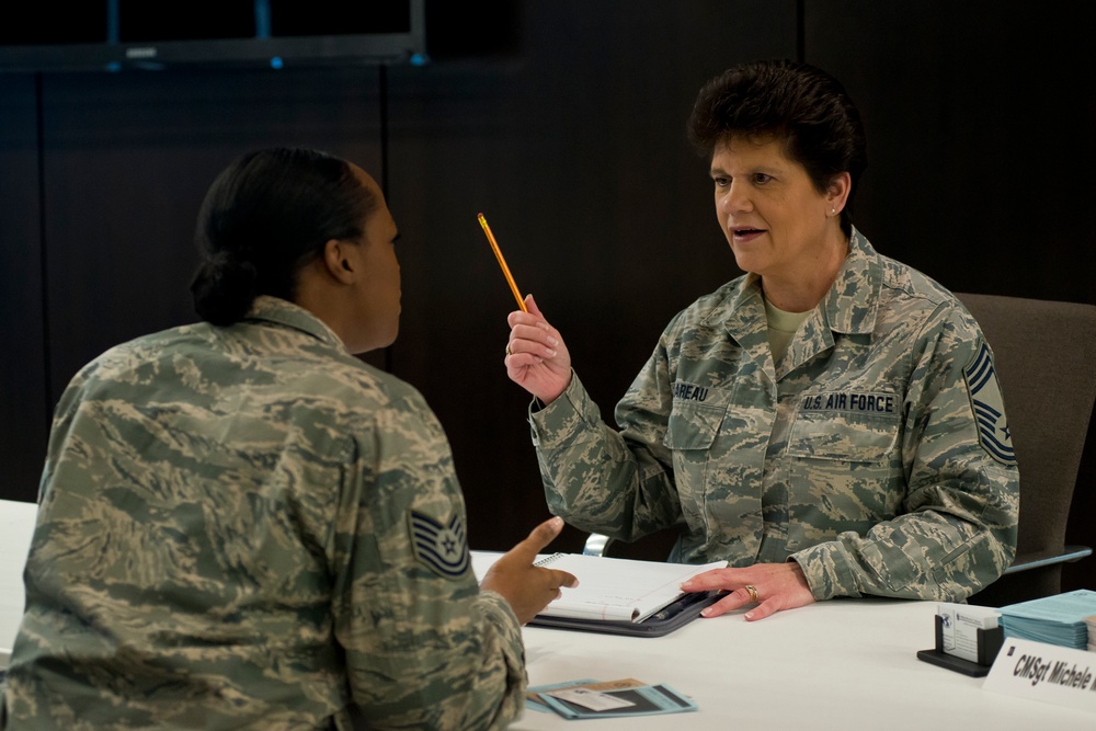 ANG Diversity office hosts enlisted speed mentoring event