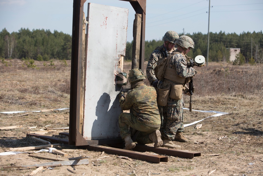 BSRF 17.1 Marines work with NATO Allies for a big bang
