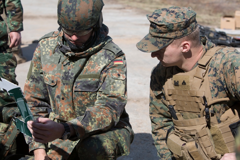 BSRF 17.1 Marines work with NATO Allies for a big bang