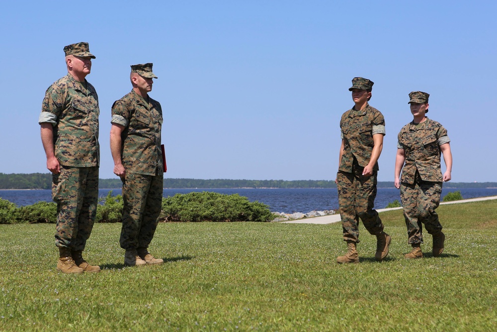 Marines from 2d MLG are awarded NCO and Marine of the Year