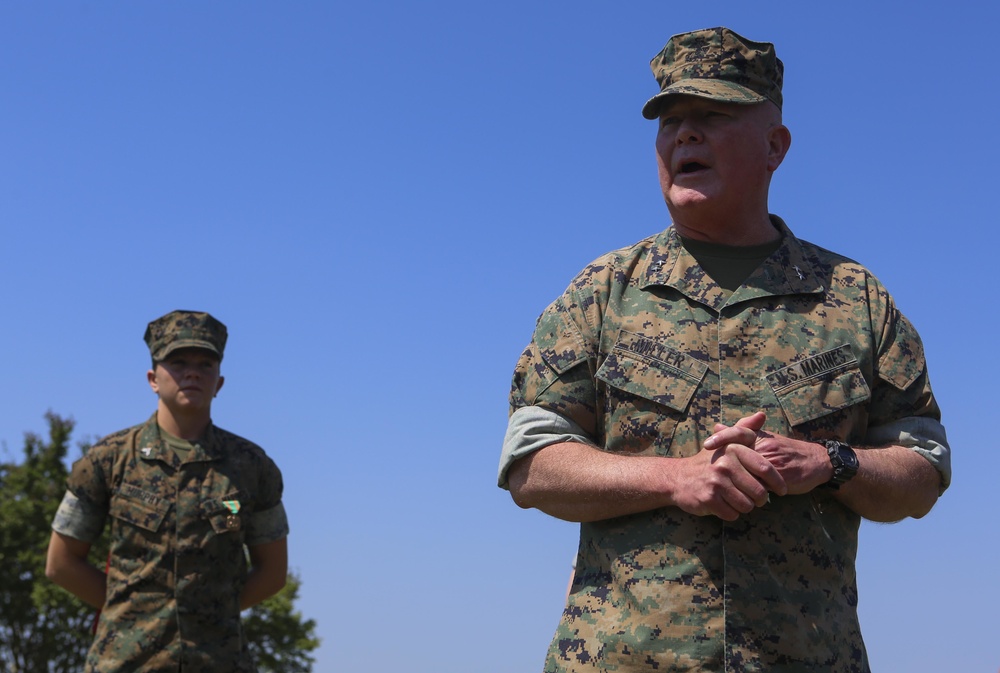 Marines from 2d MLG are awarded NCO and Marine of the Year