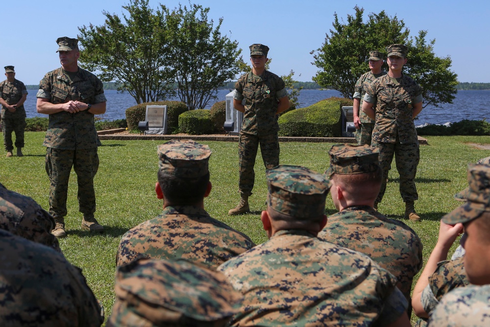 Marines from 2d MLG are awarded NCO and Marine of the Year