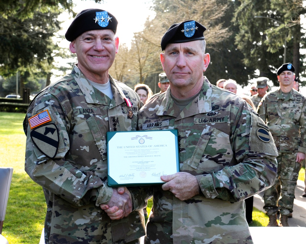 Lt. Gen. Lanza Distinguished Service Medal Award Ceremony