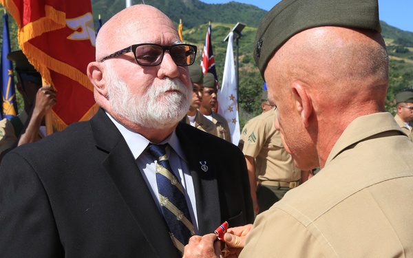 Retired Marine receives Bronze Star for heroic action 50 years ago