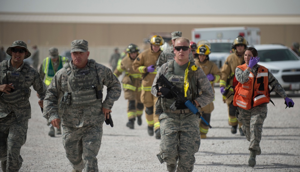 Active shooter exercise tests Airmen’s response