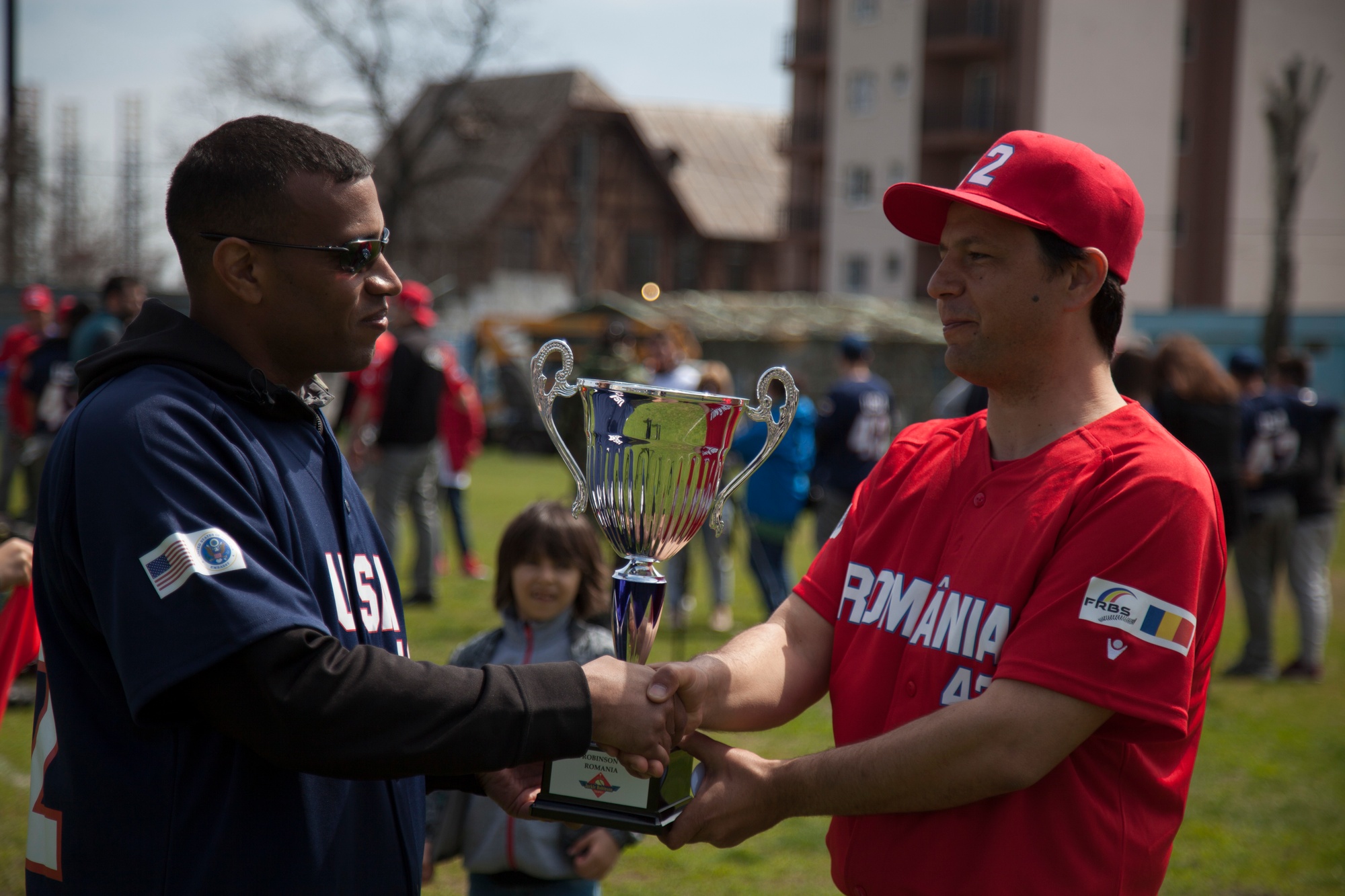 DVIDS - Images - Jackie Robinson Day: BSRF Marines play the