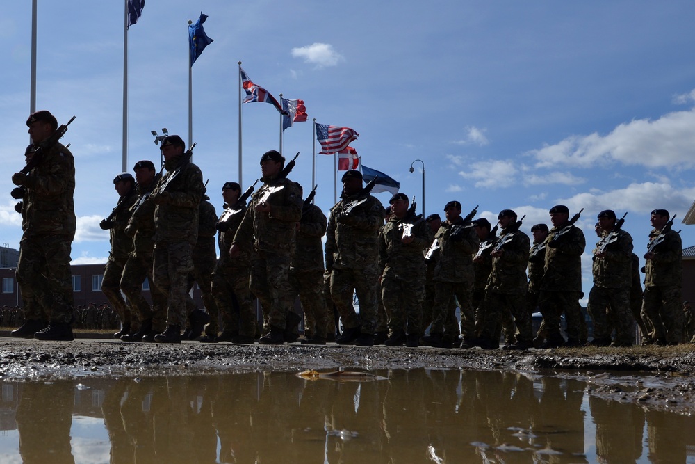 Estonian Defense Force Welcomes NATO's Enhanced Forward Presence Battle Group