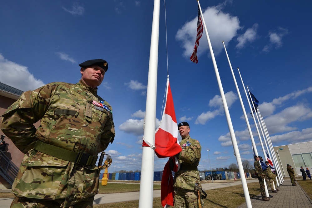 Estonian Defense Force Welcomes NATO's Enhanced Forward Presence Battle Group