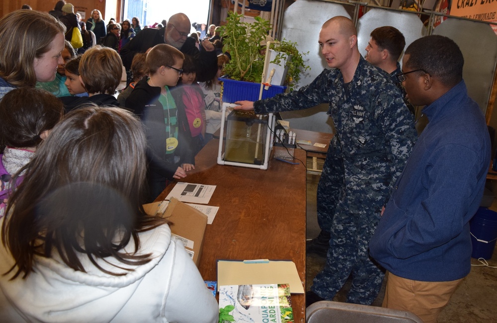Naval Hospital Bremerton STEM team showcases Aquaponics to Students