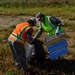Airmen celebrate Earth Day with base clean up