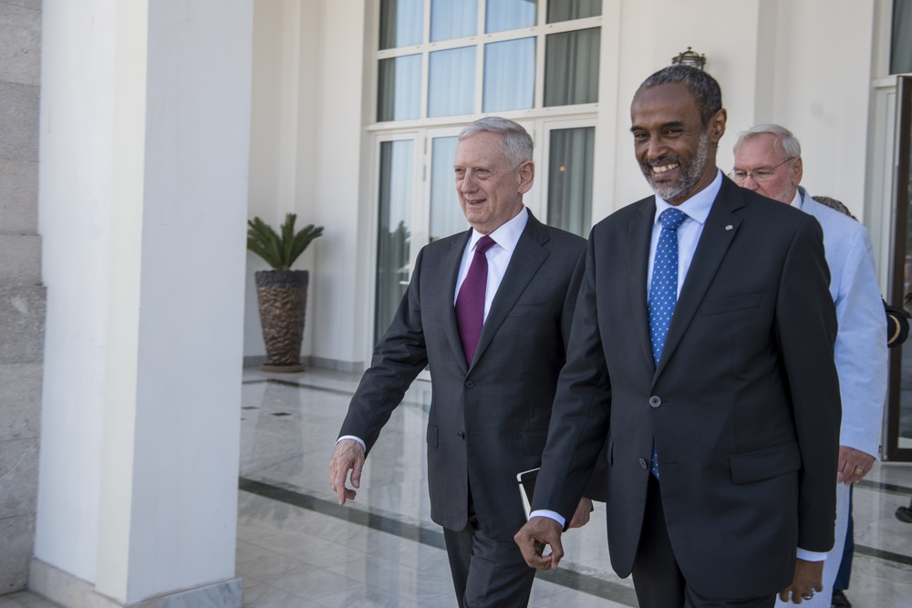 SD meets with Djibouti's minister of defense