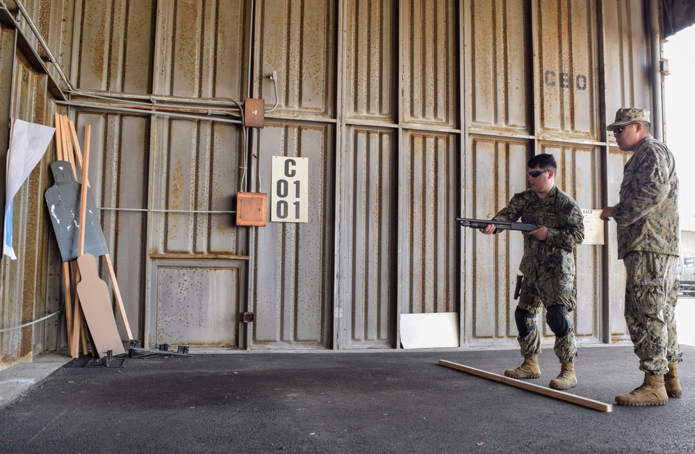 Coastal Riverine Squadron 1 Gears up for Firearms Qualifications