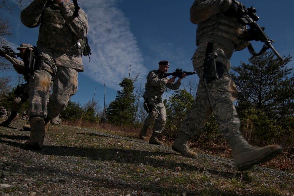 108th Security Forces train on squad tactics
