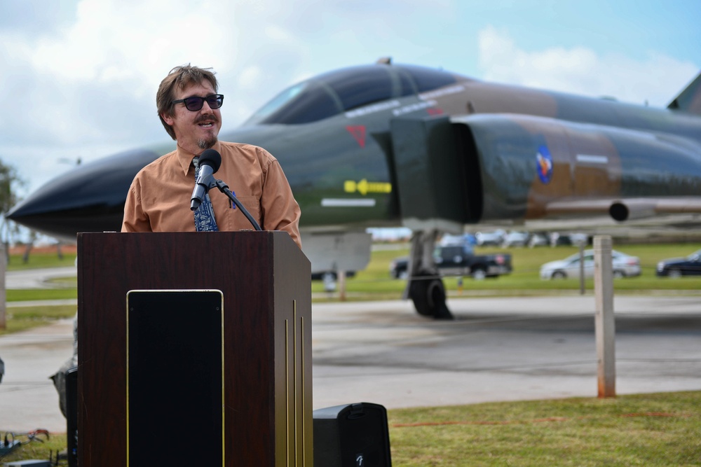 Team Andersen rededicates F-4E Phantom II aircraft