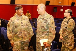 SGM Lynice Thorpe visits Vicenza Military Community