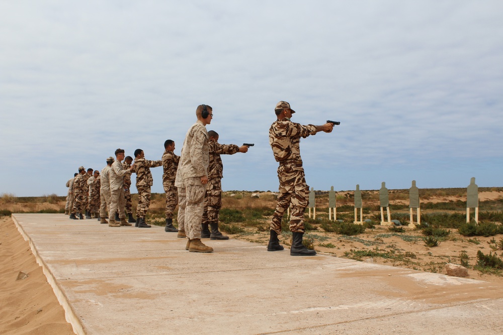 Moroccan and U.S. Forces train side-by-side