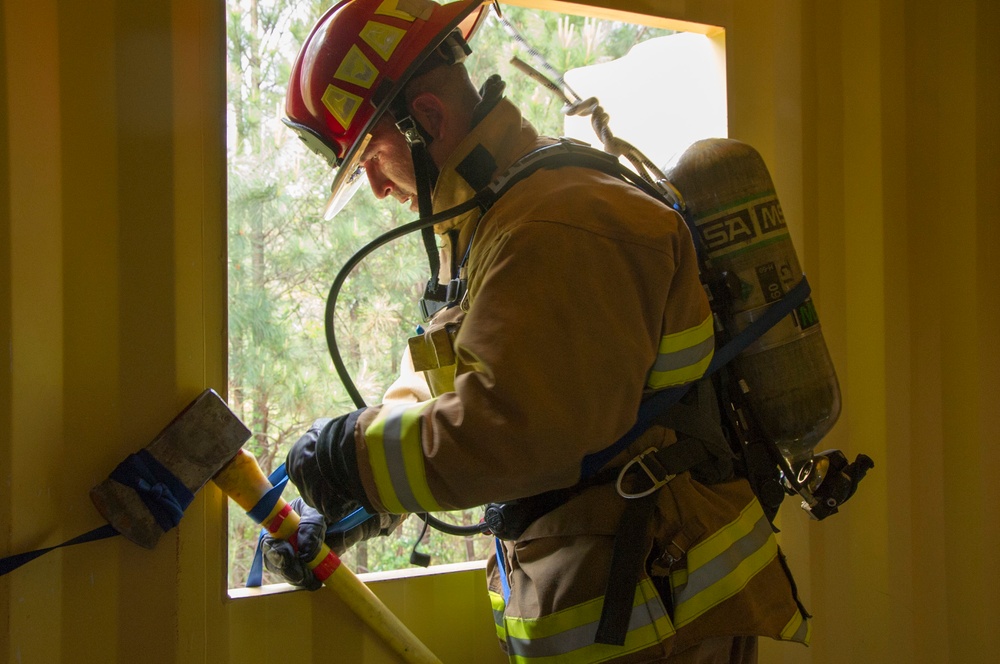 Reservists train to save fellow firefighters