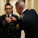 Pfc. Raymond A. Gomez prepares to enter a board interview