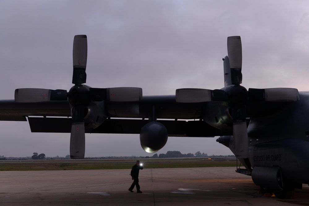 Air National Guard Airmen support exercise African Lion 17