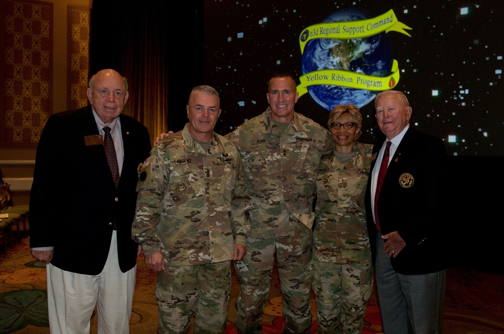 63rd RSC commanding general welcomes soldiers and families to Yellow Ribbon