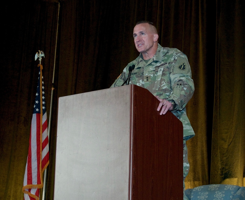 63rd RSC commanding general welcomes soldiers and families to Yellow Ribbon