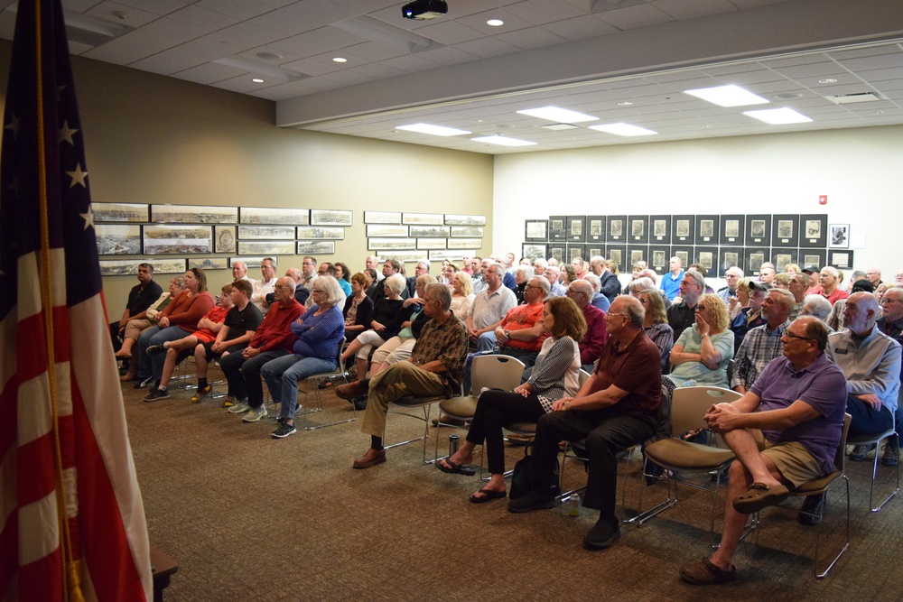 Iowans come out to see Tom Tudor at Gold Star Military Museum