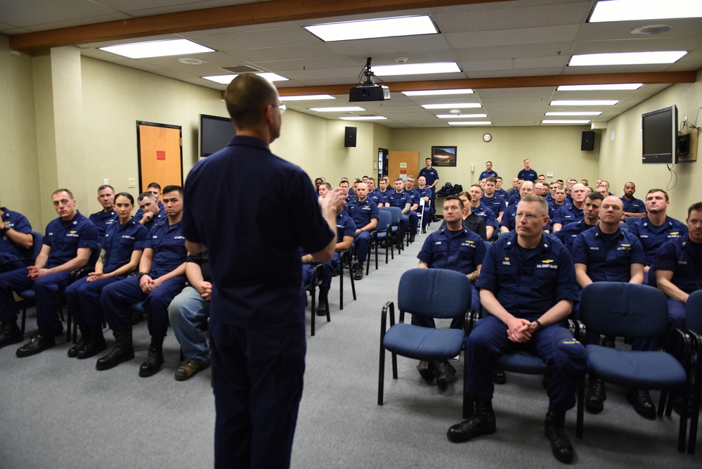 Vice Commandant, Adm. Charles D. Michel, visits Sector Field Officer Port Angeles in Wash.