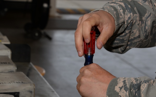 Munitions team in action