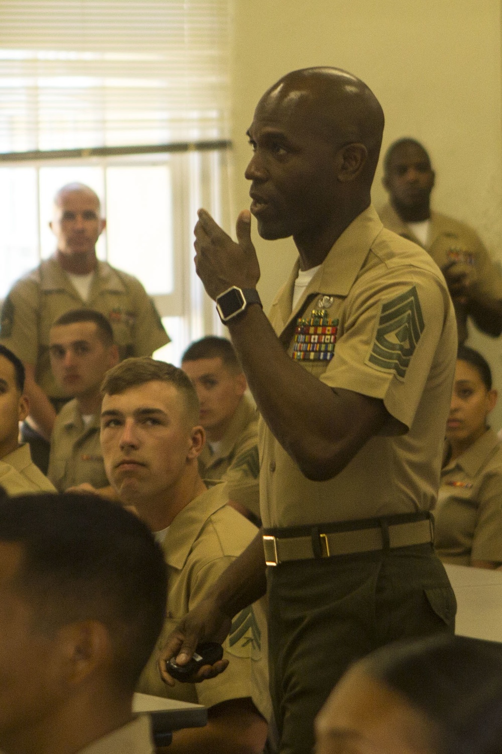 1st MLG Marines visit MCRD San Diego