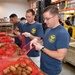 NAVIFOR West Sailors Volunteer at Local Food Bank