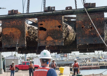 San Diego Bay Barge Salvage
